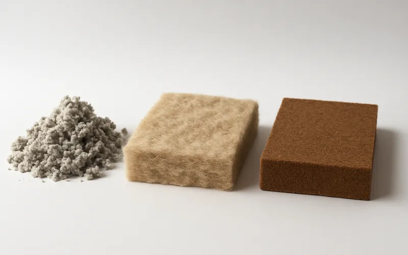 Ökologische Dämmstoffe im Vergleich: Zellulose, Schafwolle und Holzfaser in Zahlen